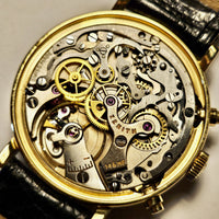 ZENITH | Tricompax 146 HP Chronograph Oro giallo 18 Kt. Carica manuale Anni '90, 37 mm.