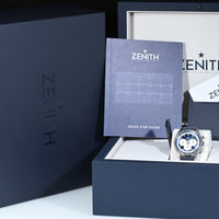 ZENITH | CHRONOMASTER ORIGINAL Boutique edition Blue dial NUOVO Scatola e Garanzia, 09/2025