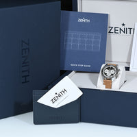 ZENITH | CHRONOMASTER ORIGINAL, 38mm Acciaio | Scatola e Garanzia, 12/2025 | Indossato una volta