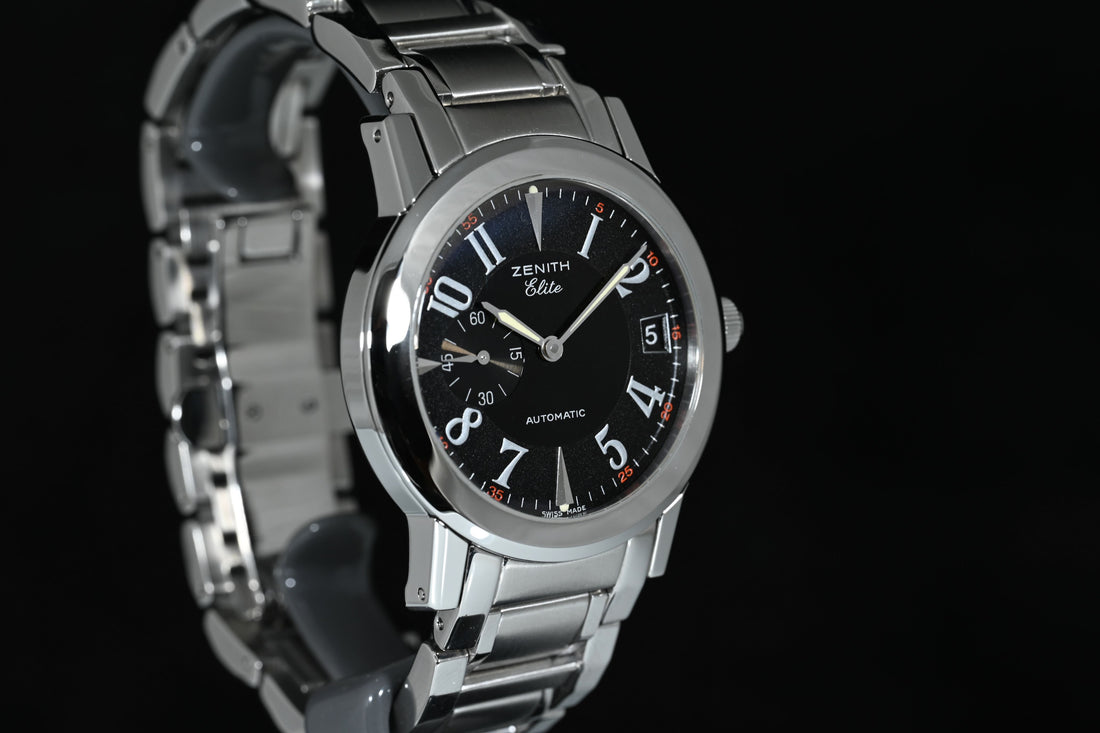 ZENITH | Elite Port Royal Automatic  Date Black Dial Ref. 01/02.0450.680