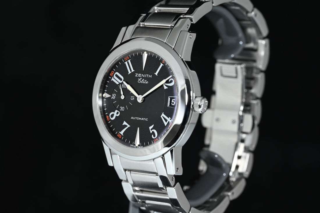 ZENITH | Elite Port Royal Automatic  Date Black Dial Ref. 01/02.0450.680