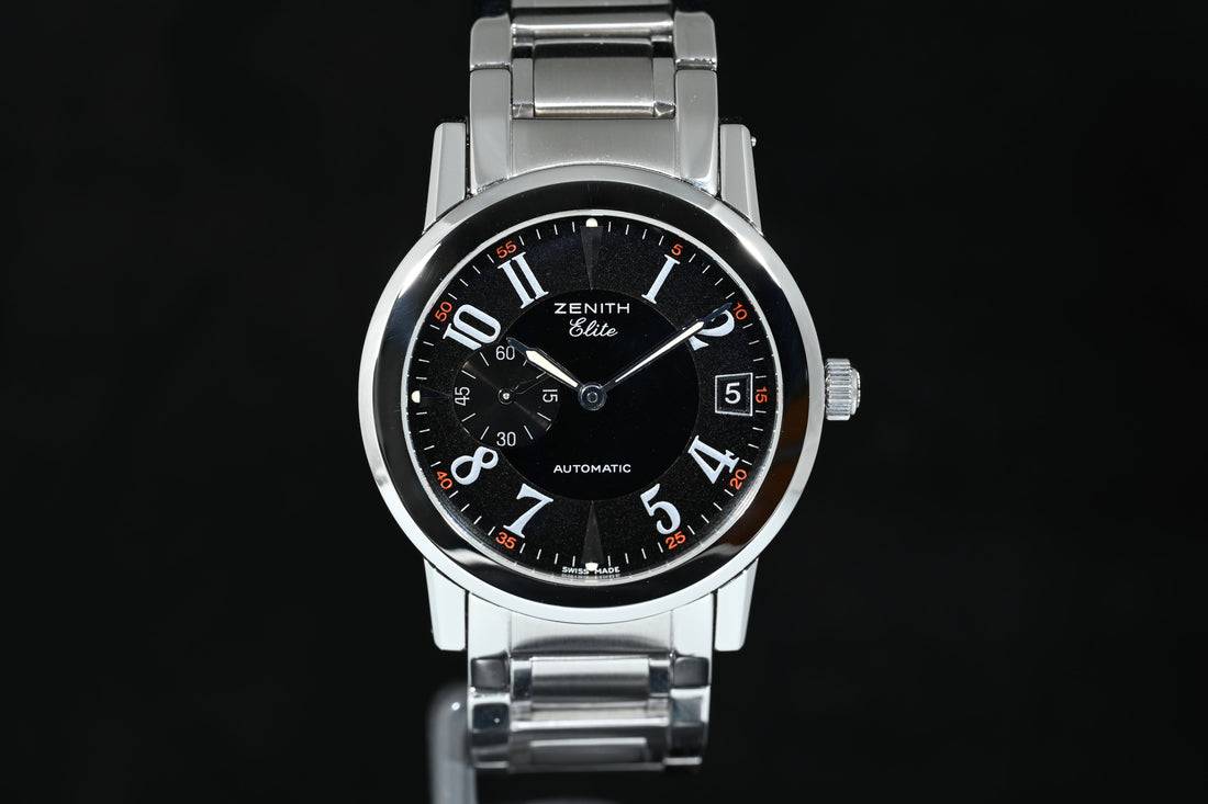 ZENITH | Elite Port Royal Automatic  Date Black Dial Ref. 01/02.0450.680