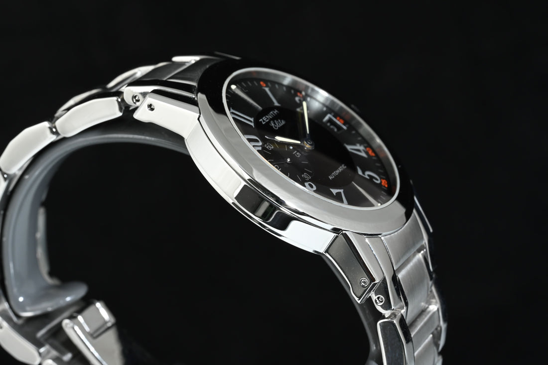 ZENITH | Elite Port Royal Automatic  Date Black Dial Ref. 01/02.0450.680