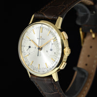 Zenith | STELLINA Chronograph watch 1960s 35 mm. Manual wind, Yellow gold