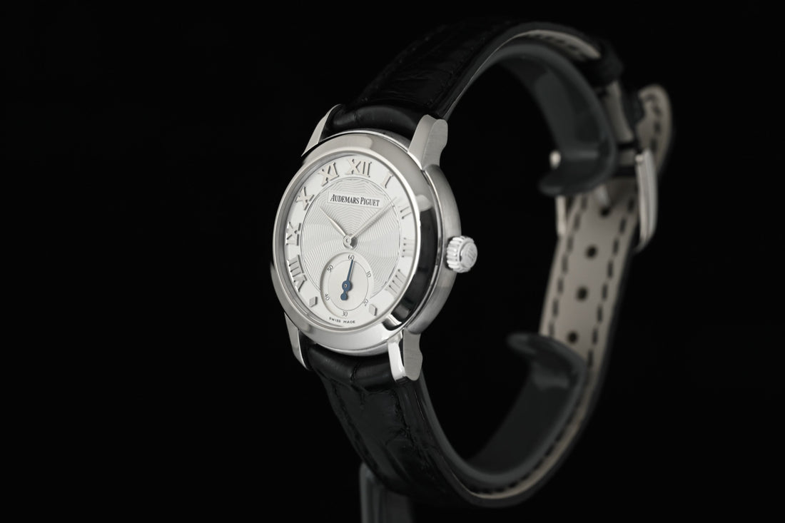 AUDEMARS PIGUET | Jules Audemars Lady, Oro bianco 18 Kt. 28 mm. Carica manuale Ref. 77230BC