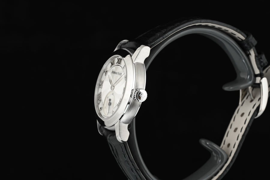 AUDEMARS PIGUET | Jules Audemars Lady, Oro bianco 18 Kt. 28 mm. Carica manuale Ref. 77230BC