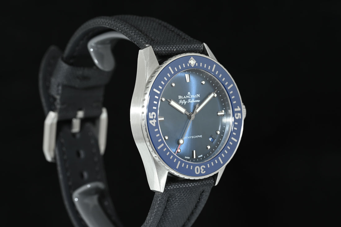 BLANCPAIN | Bathyscaphe Fifty Fathoms Automatic Steel, 38 mm, Warranty, 2021