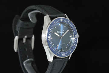 BLANCPAIN | Bathyscaphe Fifty Fathoms Automatico Acciaio, 38 mm  Garanzia, 2021