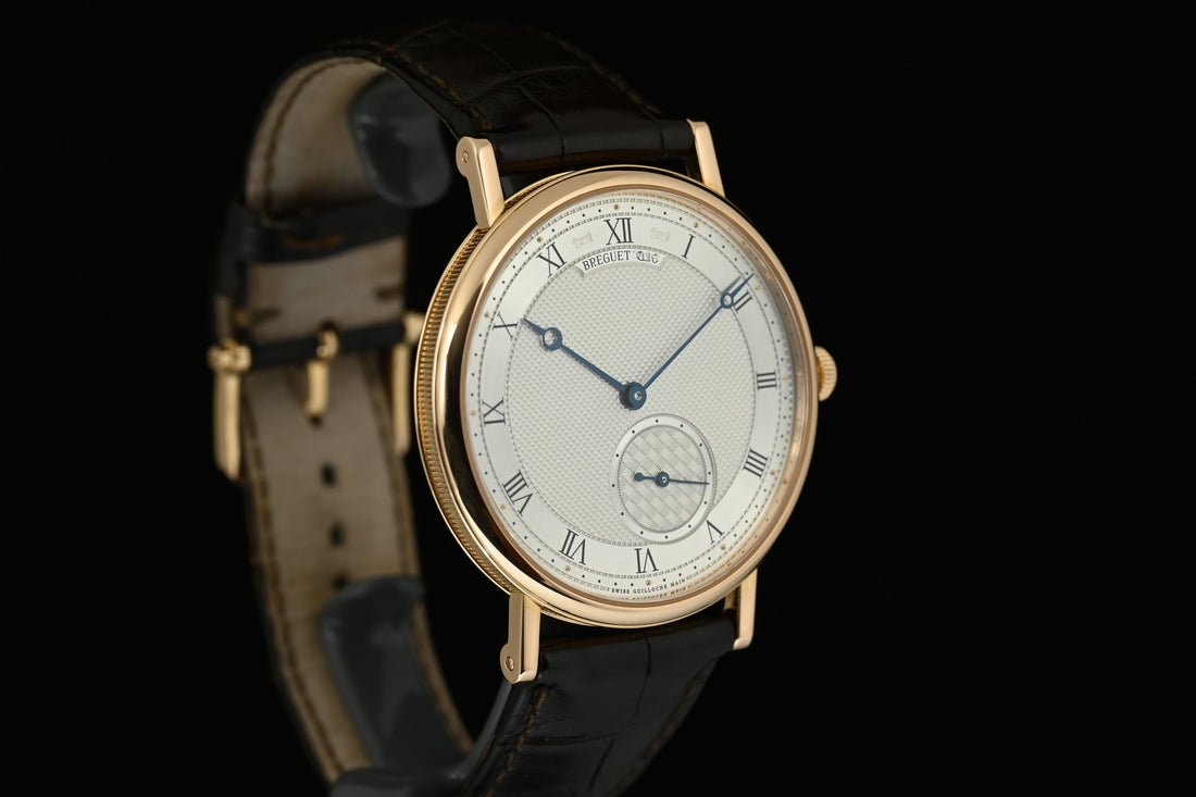BREGUET | Classique Automatic Extra-thin in 18K rose gold, 40 mm | Ref. 7147BR/12/9WU. Breguet box and papers, 2017