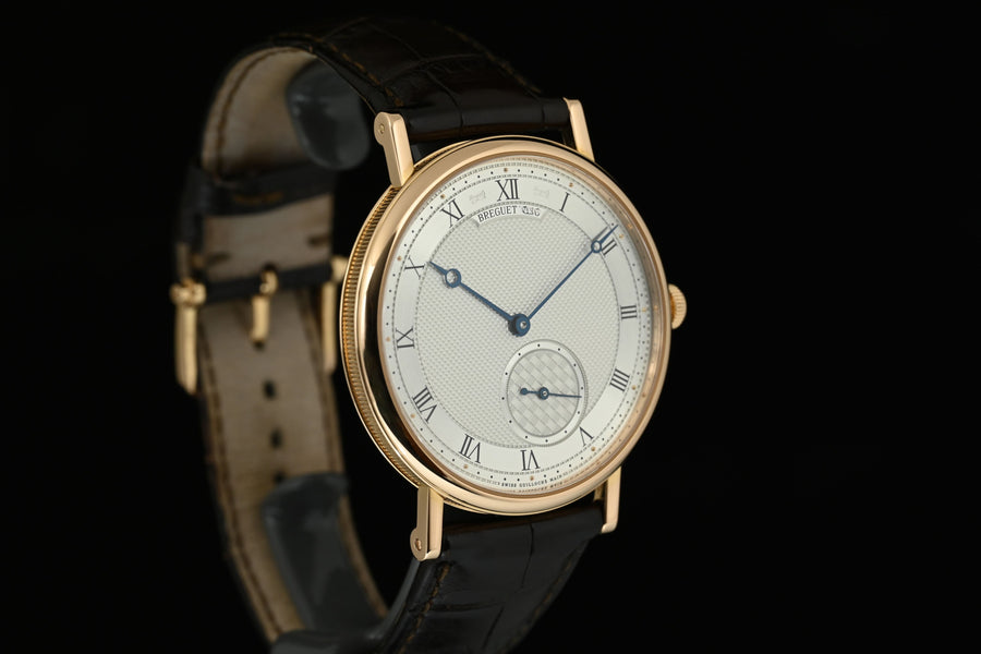 BREGUET | Classique Automatic Extra-thin in 18K rose gold, 40 mm | Ref. 7147BR/12/9WU. Breguet box and papers, 2017