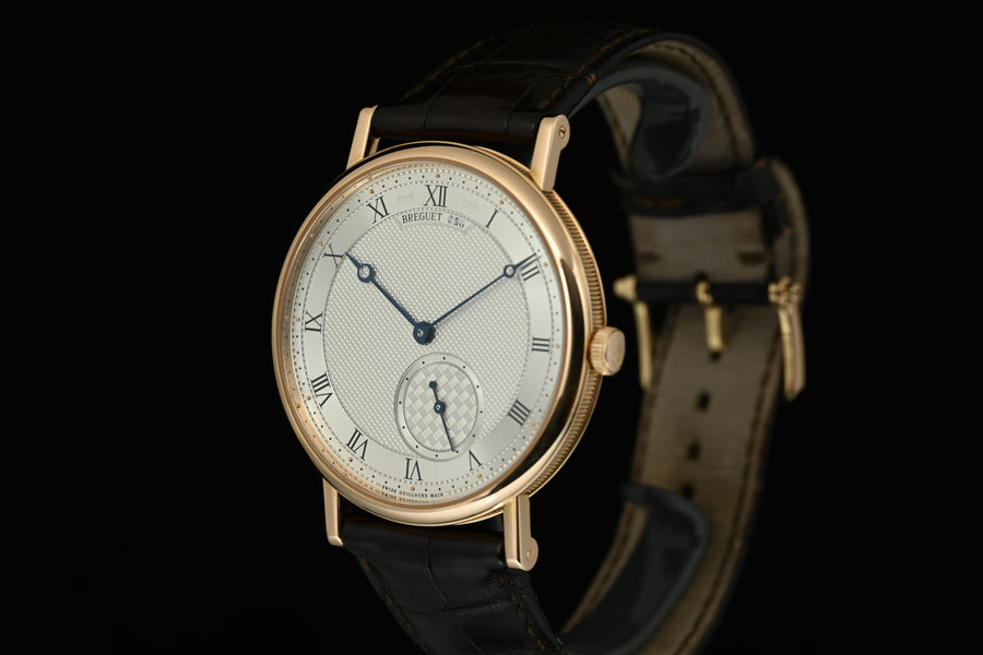BREGUET | Classique Automatic Extra-thin in 18K rose gold, 40 mm | Ref. 7147BR/12/9WU. Breguet box and papers, 2017