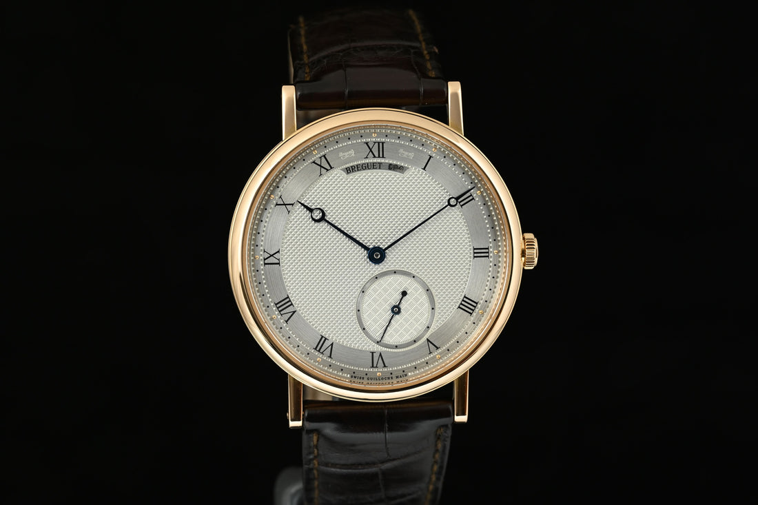 BREGUET | Classique Automatic Extra-thin in 18K rose gold, 40 mm | Ref. 7147BR/12/9WU. Breguet box and papers, 2017