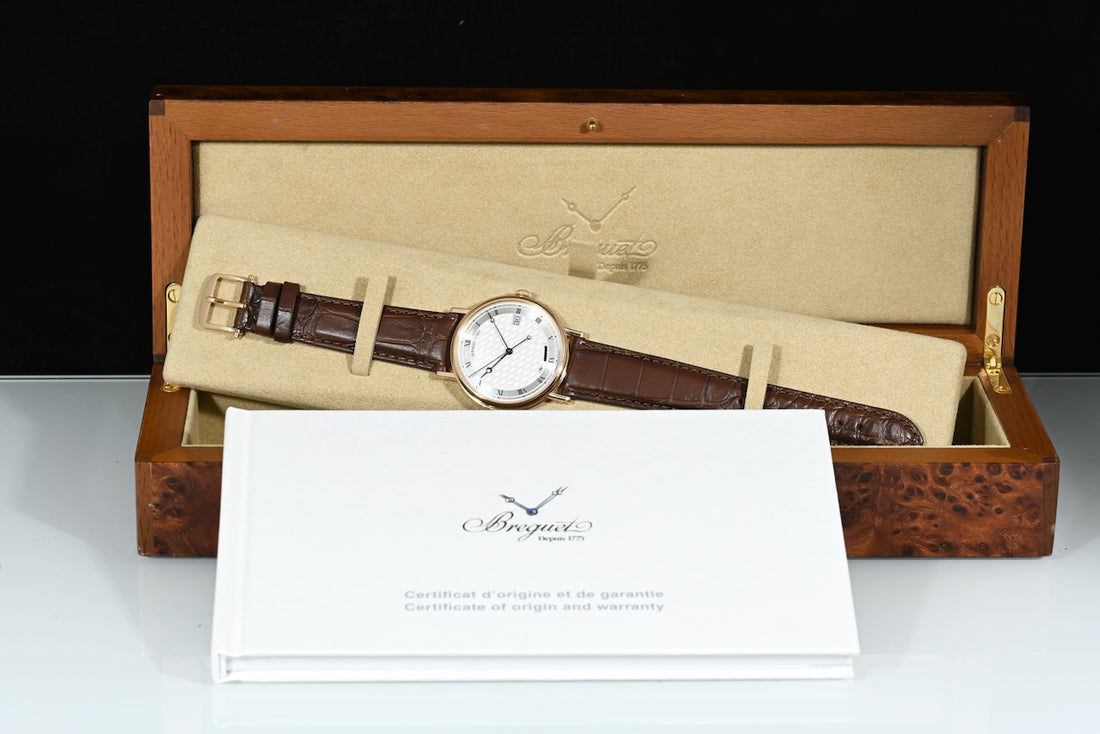 BREGUET | Classique Automatic 5177BR Rose Gold 38mm Box and Breguet Papers, 2013