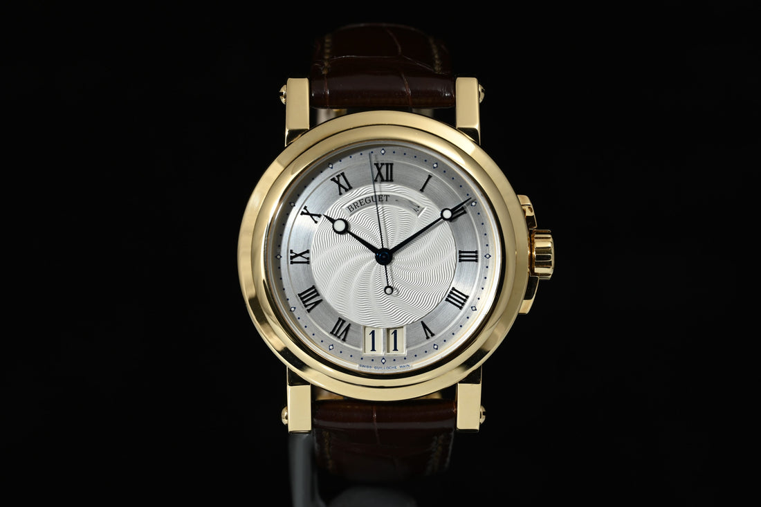 BREGUET | MARINE Ref. 5817BA Big date Automatic, 18 Kt yellow gold. 39 mm.