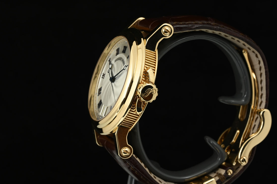 BREGUET | MARINE Ref. 5817BA Big date Automatic, 18 Kt yellow gold. 39 mm.
