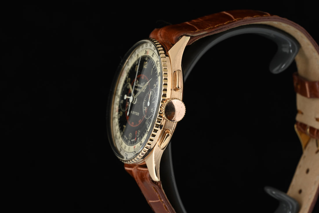 BREITLING | CHRONOMAT 769 Pink gold, 1940s 217012 Manual winding, 36 mm.