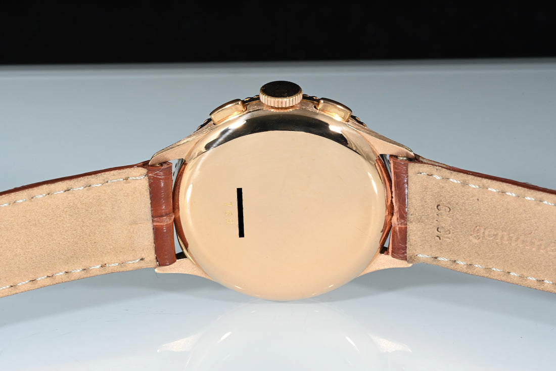 BREITLING | CHRONOMAT 769 Pink gold, 1940s 217012 Manual winding, 36 mm.