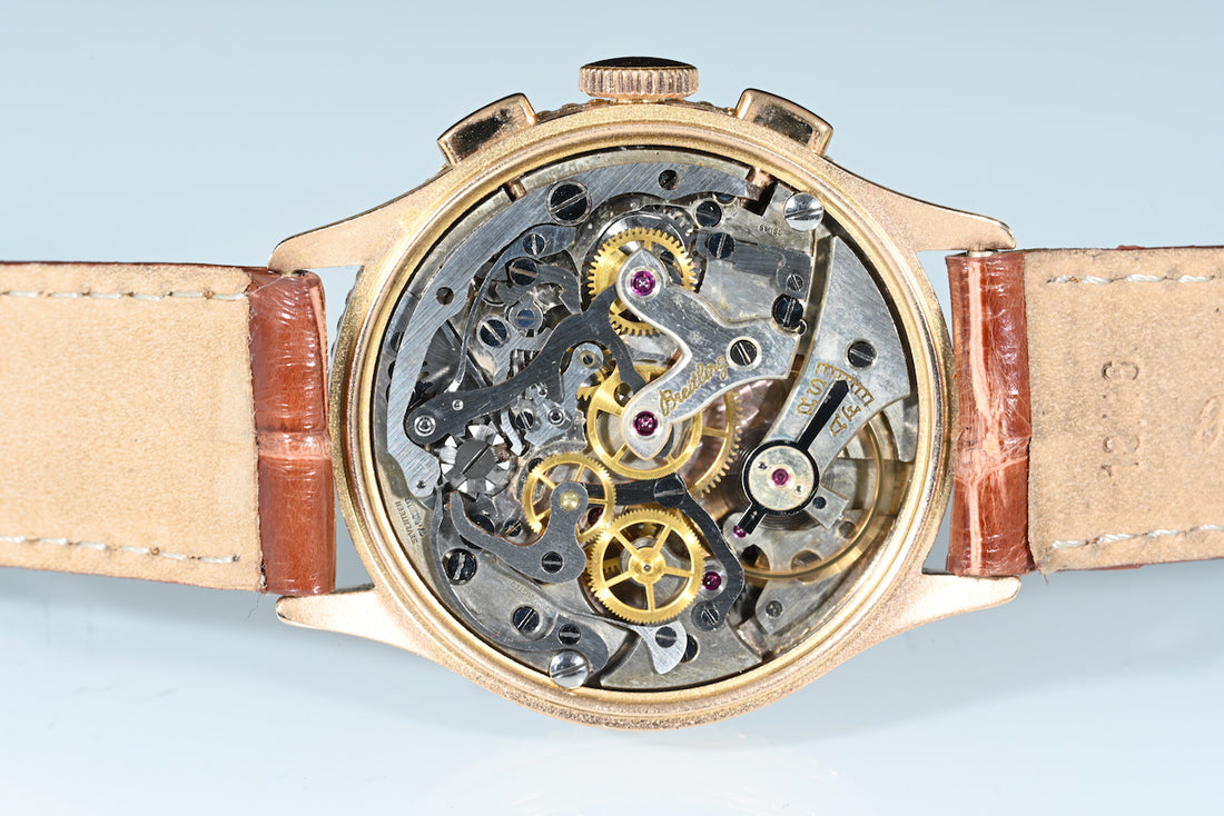 BREITLING | CHRONOMAT 769 Pink gold, 1940s 217012 Manual winding, 36 mm.