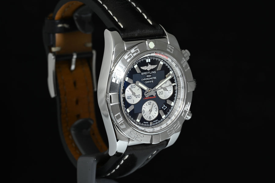 BREITLING | CHRONOMAT 44 Ref. AB0110, Acciaio, 44 mm. Scatola e Garanzia, 2014