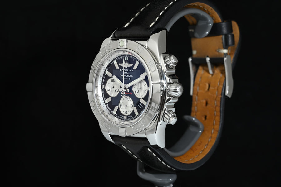 BREITLING | CHRONOMAT 44 Ref. AB0110, Acciaio, 44 mm. Scatola e Garanzia, 2014