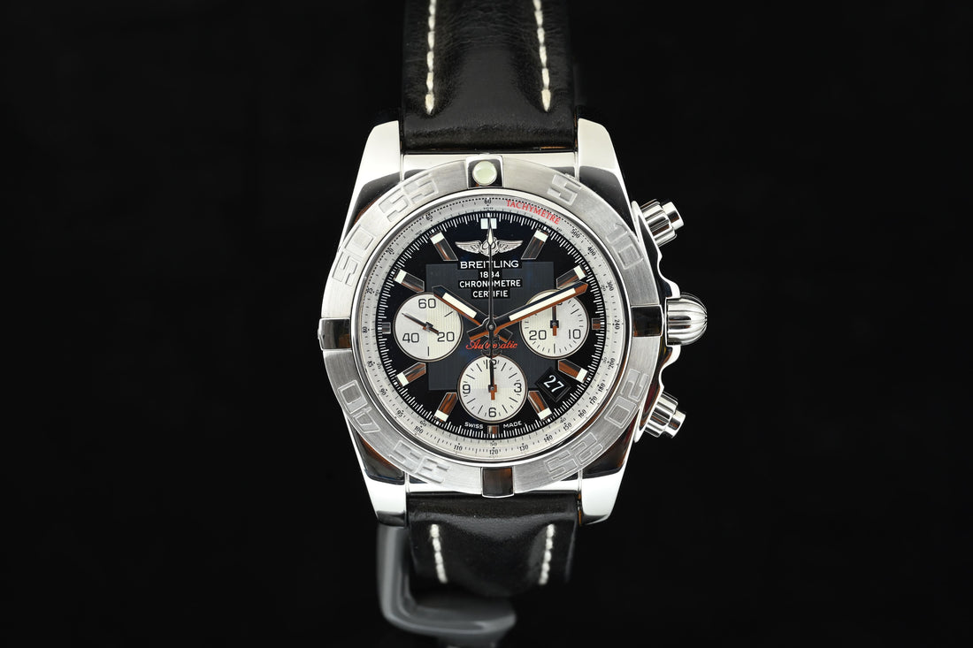 BREITLING | CHRONOMAT 44 Ref. AB0110, Acciaio, 44 mm. Scatola e Garanzia, 2014