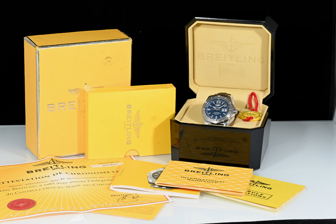 BREITLING | Windrider series - COCKPIT Automatic date Ref- A49350 Acciaio 41 mm. Scatola e Garanzia