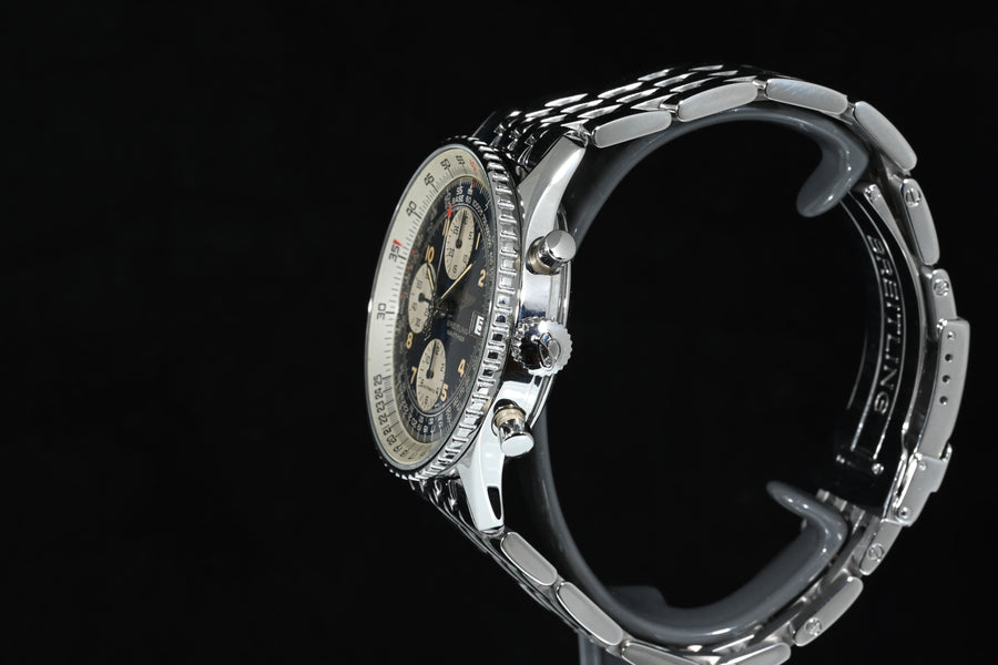 BREITLING | OLD NAVITIMER I Automatic Acciaio, 41 mm. Scatola e Garanzia, 1991 Ref. 81610