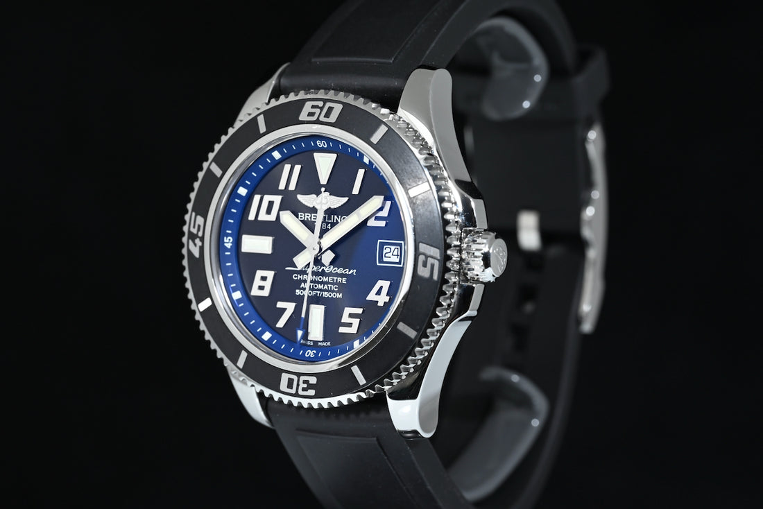 Breitling | Superocean 42 Blue ring Ref. A17364 Scatola e Garanzia Breitling 2011 Acciaio