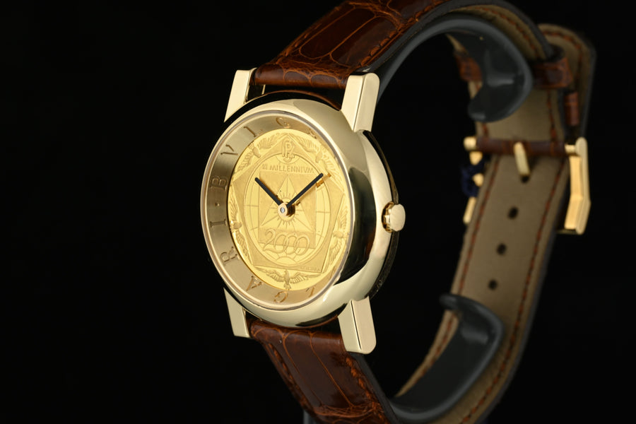 BULGARI | Anfiteatro III Millenium 18 Kt. Yellow Gold. 35 mm. Automatic - Limited Edition BVLGARI