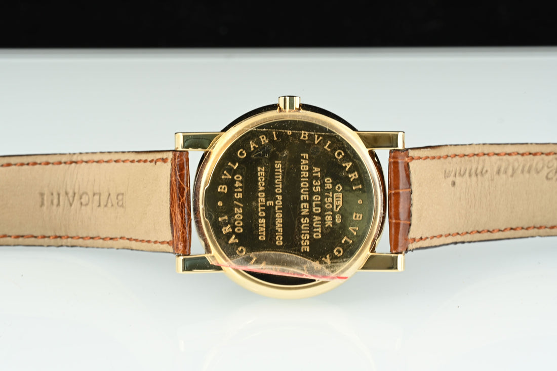 BULGARI | Anfiteatro III Millenium 18 Kt. Yellow Gold. 35 mm. Automatic - Limited Edition BVLGARI
