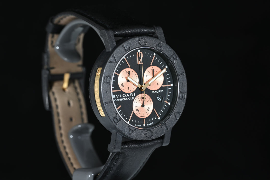 BULGARI | CARBONGOLD Madrid Chronograph Carbonio Ref. BB38CLCH - BVLGARI