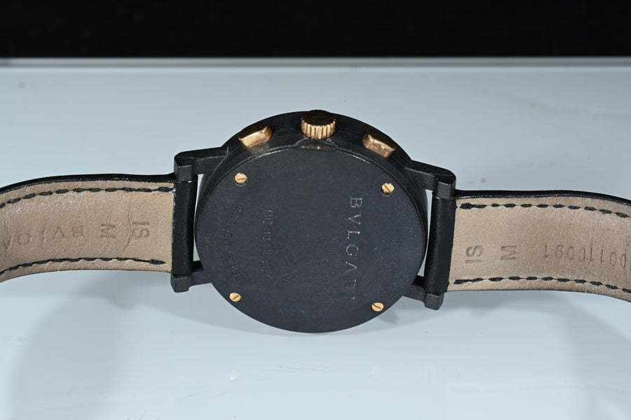 BULGARI | CARBONGOLD Madrid Chronograph Carbonio Ref. BB38CLCH - BVLGARI