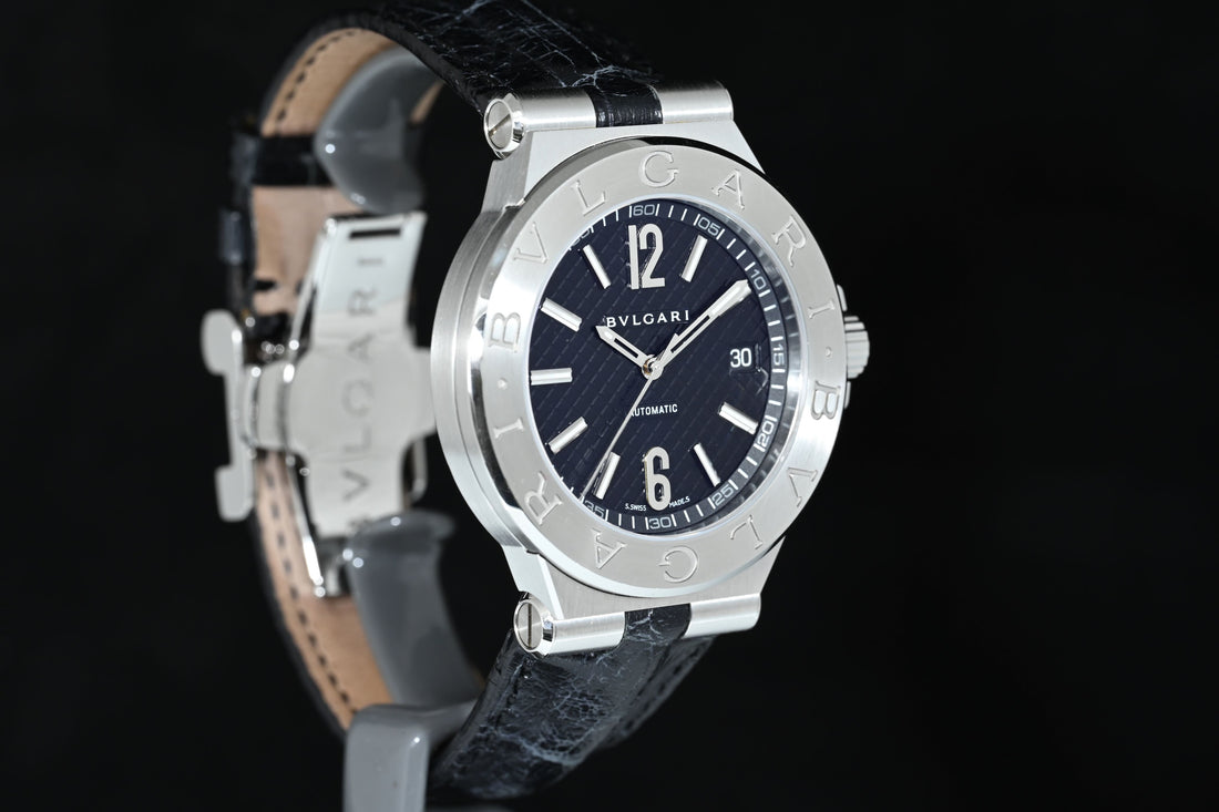 BVLGARI DIAGONO 40 Automatic Date, Acciaio, 40 DG 40 S
