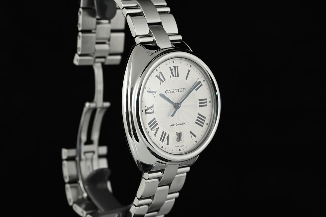 CARTIER | CLÉ De Cartier, 40 mm., Automatic, Steel. Ref. WSCL0007