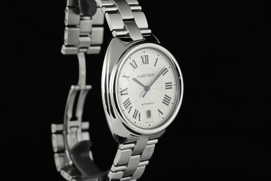 CARTIER | CLÉ De Cartier, 40 mm., Automatic, Steel. Ref. WSCL0007