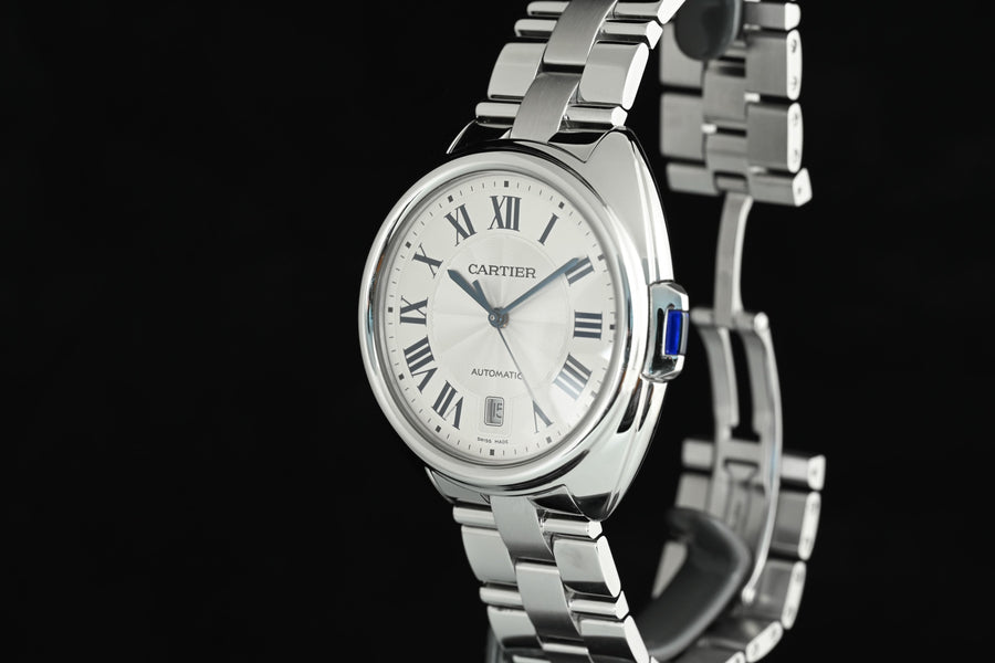 CARTIER | CLÉ De Cartier, 40 mm., Automatic, Steel. Ref. WSCL0007