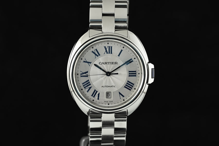 CARTIER | CLÉ De Cartier, 40 mm., Automatic, Steel. Ref. WSCL0007