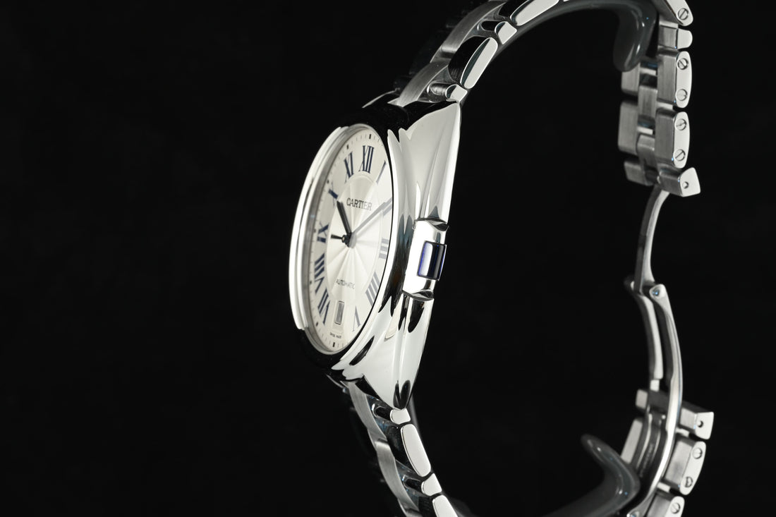 CARTIER | CLÉ De Cartier, 40 mm., Automatic, Steel. Ref. WSCL0007