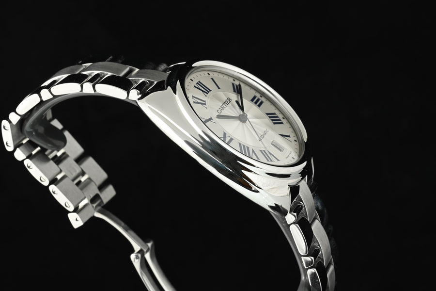 CARTIER | CLÉ De Cartier, 40 mm., Automatic, Steel. Ref. WSCL0007