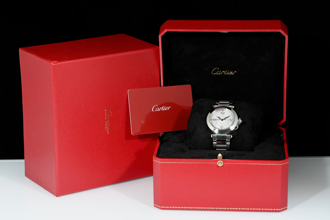 CARTIER | PASHA de Cartier Automatic  35 mm. Ref. WSPA0013 Scatola e Garanzia Cartier 2021