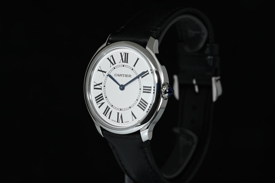 CARTIER | RONDE MUST DE CARTIER Ref. WSRN0031 Garanzia Cartier, 2022 Acciaio, Quarzo, 36 mm.