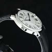 CARTIER | RONDE MUST DE CARTIER Ref. WSRN0031 Garanzia Cartier, 2022 Acciaio, Quarzo, 36 mm.