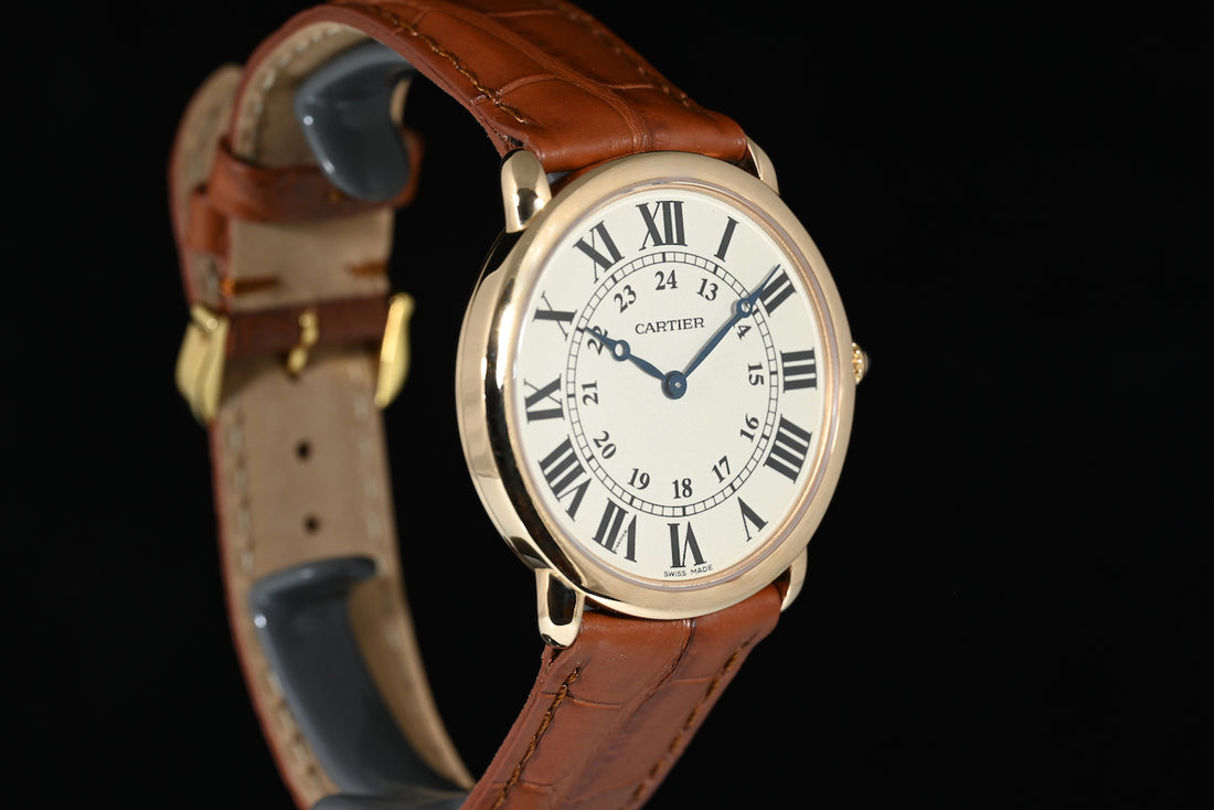 CARTIER | RONDE LOUIS de Cartier Ref. W6800251 18K Rose Gold 36 mm. Manual Wind
