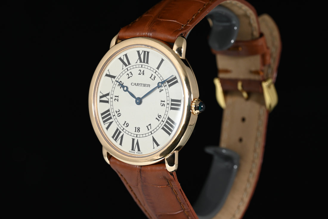 CARTIER | RONDE LOUIS de Cartier Ref. W6800251 18K Rose Gold 36 mm. Manual Wind