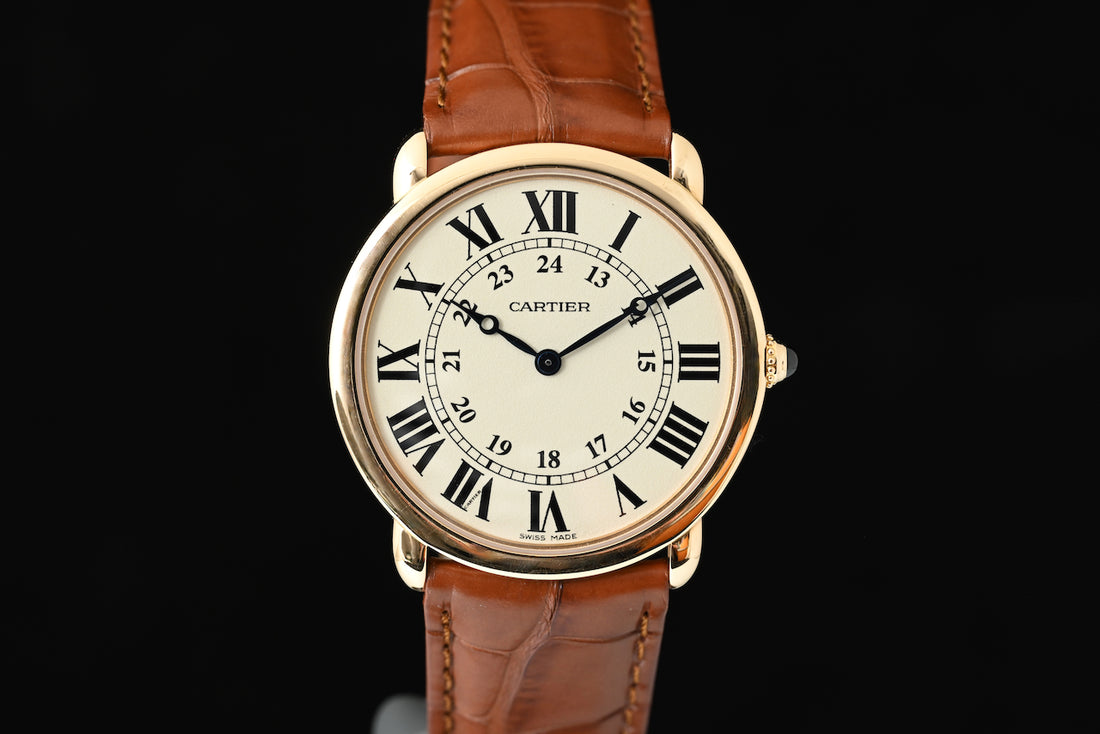 CARTIER | RONDE LOUIS de Cartier Ref. W6800251 18K Rose Gold 36 mm. Manual Wind