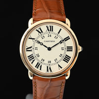 CARTIER | RONDE LOUIS de Cartier Ref. W6800251 18K Rose Gold 36 mm. Manual Wind