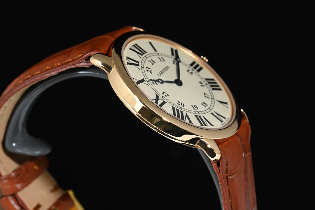 CARTIER | RONDE LOUIS de Cartier Ref. W6800251 18K Rose Gold 36 mm. Manual Wind