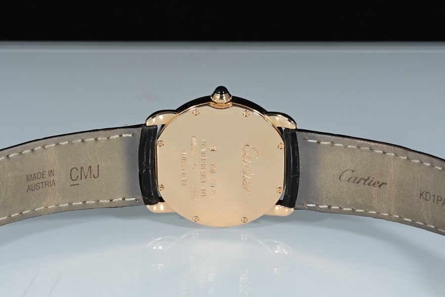 CARTIER | RONDE LOUIS de Cartier Ref. W6800151 18 Kt. Yellow Gold. 29 mm. Quartz Lady