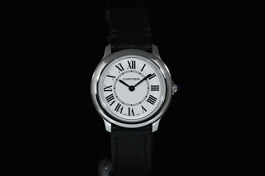 CARTIER | RONDE MUST DE CARTIER Ref. WSRN0030 Garanzia Cartier, 2023 Acciaio, Quarzo, 29 mm.