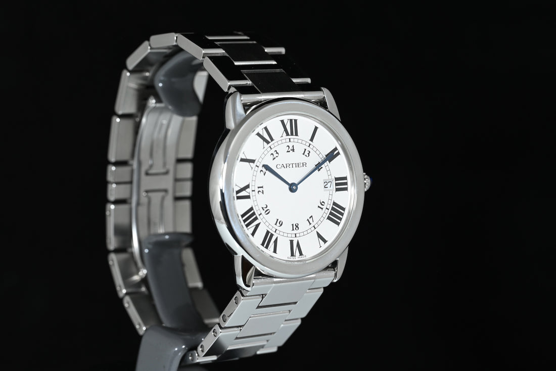 CARTIER | RONDE SOLO de Cartier Ref. W6701005 Cartier Box and Warranty, 2015, Quartz, 36 mm. Steel